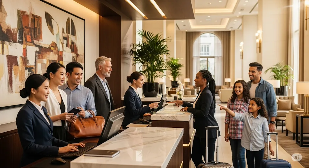 Guest segments in a hotel database